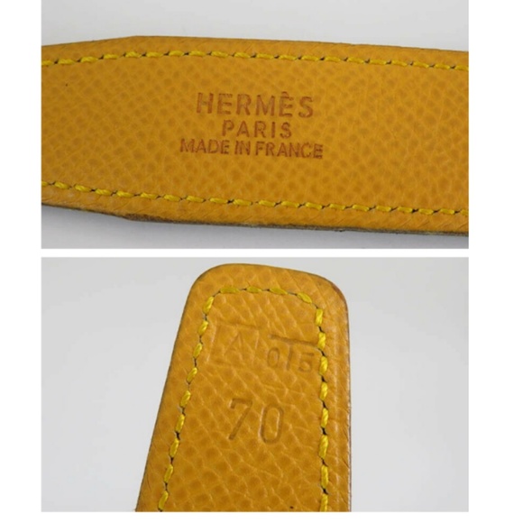 💯 AUTH HERMES LEATHER REVERSIBLE CONSTANCE H BELT - Picture 8 of 8